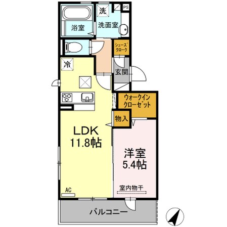 カレントIIの物件間取画像